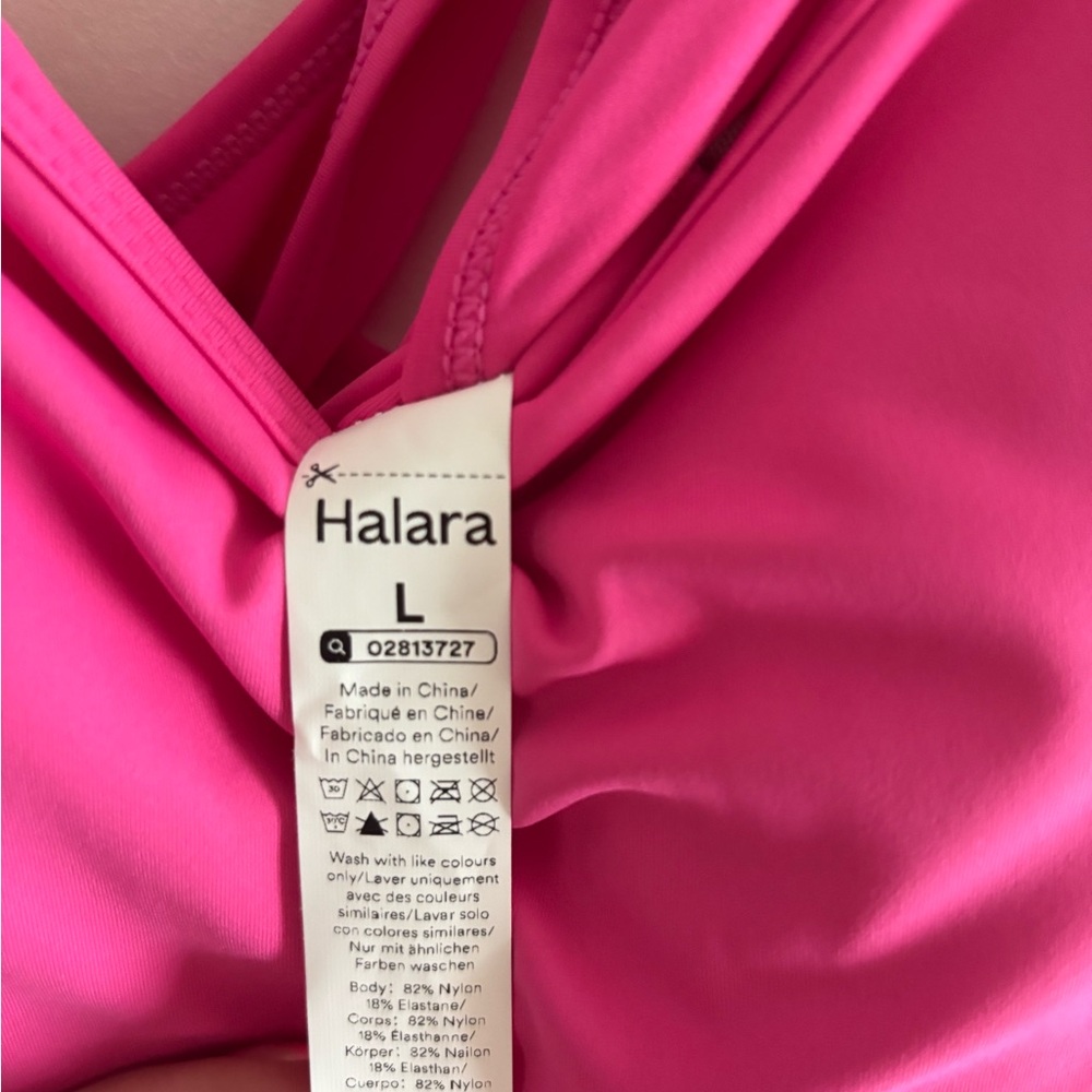 BNWT Halara Easy Peezy Shorts Dress in Fuscia Fedora Size L - Picture 7 of 8